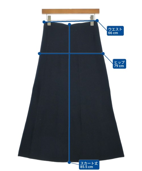 SLOBE IENA（スローブイエナ）ロング・マキシ丈スカート 紺 サイズ:36(S位) レディース/2200659963031