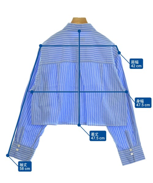 SLOBE IENA（スローブイエナ）カジュアルシャツ 青 サイズ:F レディース/2200657747053