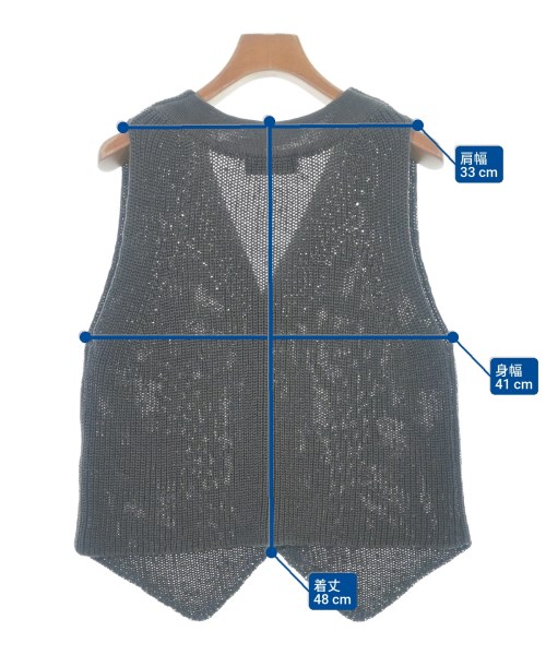 SLOBE IENA（スローブイエナ）ベスト グレー サイズ:-(M位) レディース/2200660798059