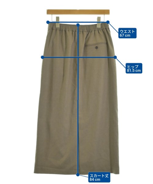 SLOBE IENA（スローブイエナ）ロング・マキシ丈スカート 茶 サイズ:40(M位) レディース/2200656776047