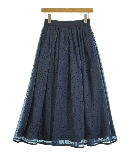 SLOBE IENA(スローブイエナ)ロング・マキシ丈スカート 紺 サイズ:36(S位)/2200656776061