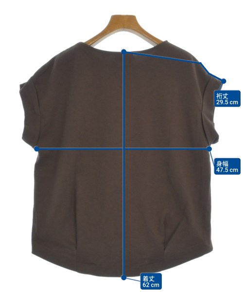 SLOBE IENA（スローブイエナ）Tシャツ・カットソー 茶 サイズ:F レディース/2200658751097