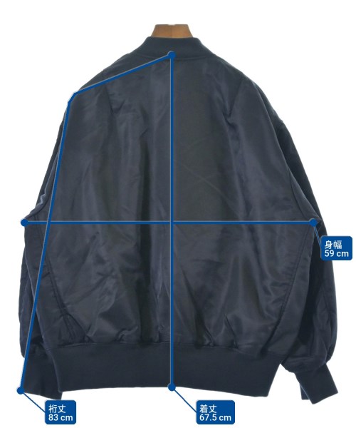 SLOBE IENA（スローブイエナ）ミリタリーブルゾン 紺 サイズ:F レディース/2200660259017