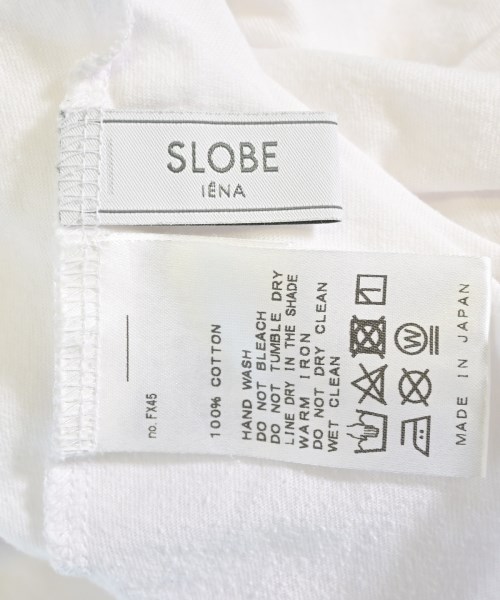 SLOBE IENA（スローブイエナ）Tシャツ・カットソー 白 サイズ:F レディース/2200709983019