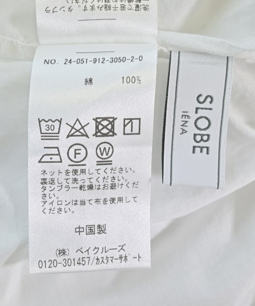 SLOBE IENA（スローブイエナ）ブラウス 白 サイズ:F レディース/2200712546072