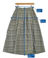 SLOBE IENA（スローブイエナ）ロング・マキシ丈スカート グレー サイズ:38(M位) レディース/2200713389029