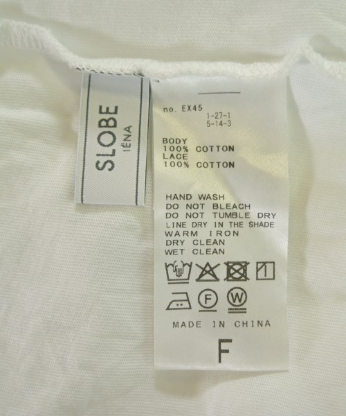 SLOBE IENA（スローブイエナ）Tシャツ・カットソー 白 サイズ:F レディース/2200711375154
