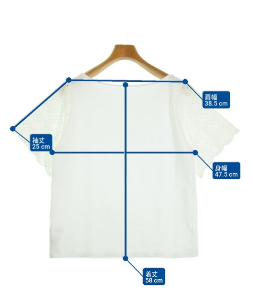 SLOBE IENA（スローブイエナ）Tシャツ・カットソー 白 サイズ:F レディース/2200711375154