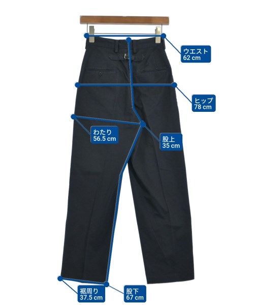 SLOBE IENA（スローブイエナ）スラックス 紺 サイズ:34(XS位) レディース/2200641634055