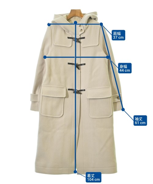 SLOBE IENA（スローブイエナ）ダッフルコート 白 サイズ:40(M位) レディース/2200645199017