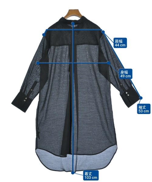 SLOBE IENA（スローブイエナ）カジュアルシャツ 黒 サイズ:F レディース/2200639965062