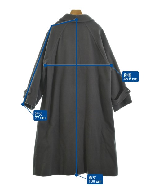 SLOBE IENA（スローブイエナ）ステンカラーコート グレー サイズ:36(S位) レディース/2200636190016