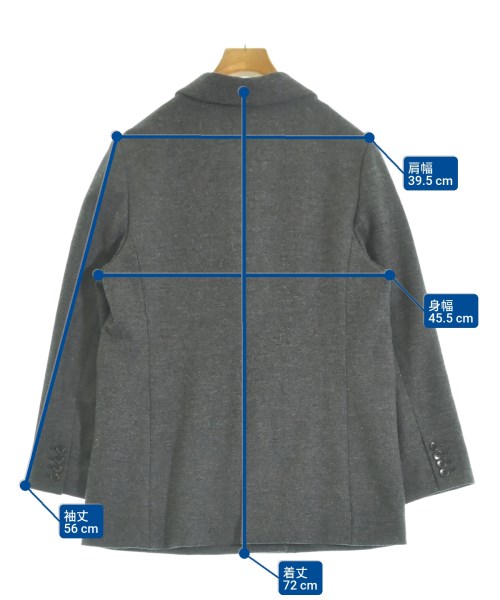 SLOBE IENA（スローブイエナ）テーラードジャケット グレー サイズ:F レディース/2200637843034