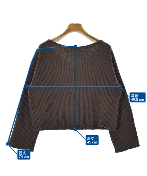 SLOBE IENA（スローブイエナ）カーディガン 茶 サイズ:38(M位) レディース/2200642718020