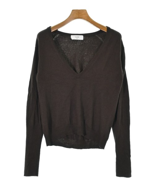 SLOBE IENA(スローブイエナ)ニット・セーター 茶 サイズ:F/2200642718037