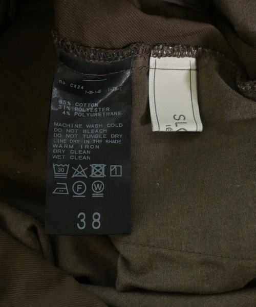 SLOBE IENA（スローブイエナ）チノパン 茶 サイズ:38(M位) レディース/2200642718044