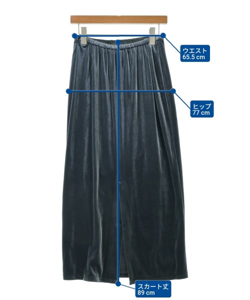 SLOBE IENA（スローブイエナ）ロング・マキシ丈スカート 青 サイズ:F レディース/2200636270046