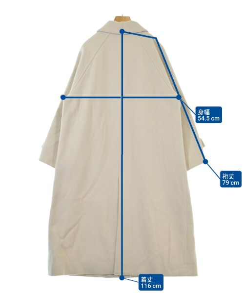 SLOBE IENA（スローブイエナ）ステンカラーコート 白 サイズ:38(M位) レディース/2200647064016