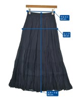 SLOBE IENA（スローブイエナ）ロング・マキシ丈スカート 紺 サイズ:36(S位) レディース/2200634732225