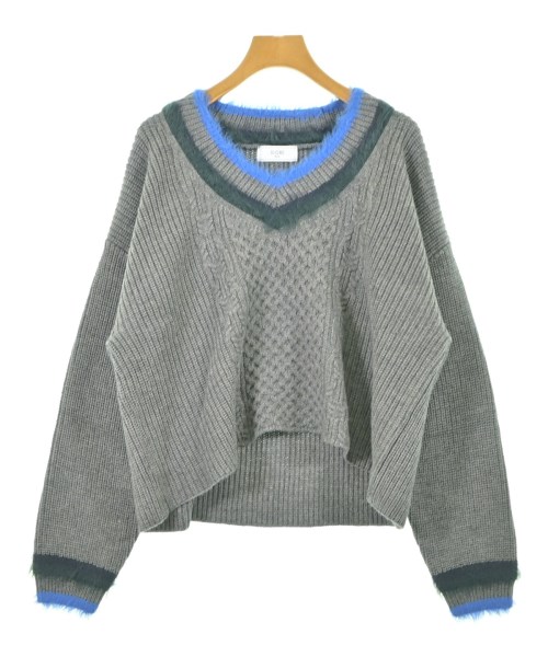 SLOBE IENA(スローブイエナ)ニット・セーター グレー サイズ:F/2200644130011