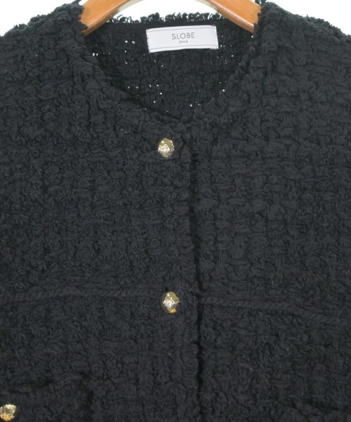 SLOBE IENA（スローブイエナ）ノーカラージャケット 黒 サイズ:-(XL位) レディース/2200636596016