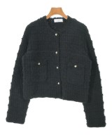 SLOBE IENA（スローブイエナ）ノーカラージャケット 黒 サイズ:-(XL位) レディース/2200636596016