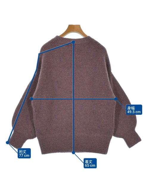 SLOBE IENA（スローブイエナ）ニット・セーター 紫 サイズ:F レディース/2200648857020