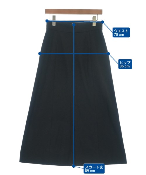 SLOBE IENA（スローブイエナ）ロング・マキシ丈スカート 黒 サイズ:38(M位) レディース/2200649245079