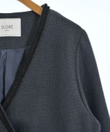 SLOBE IENA（スローブイエナ）ノーカラージャケット 紺 サイズ:-(XL位) レディース/2200641679049