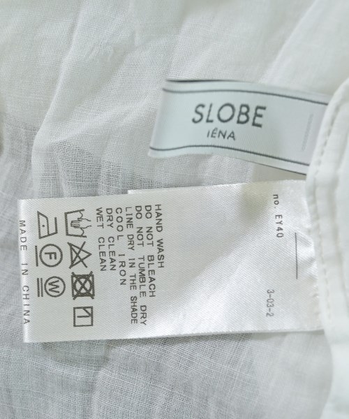 SLOBE IENA（スローブイエナ）カジュアルシャツ 白 サイズ:F レディース/2200641679117