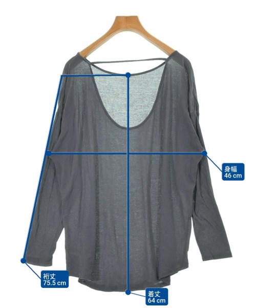 SLOBE IENA（スローブイエナ）Tシャツ・カットソー グレー サイズ:F レディース/2200641679148