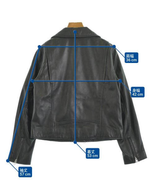 SLOBE IENA（スローブイエナ）ライダース 黒 サイズ:38(M位) レディース/2200635409010