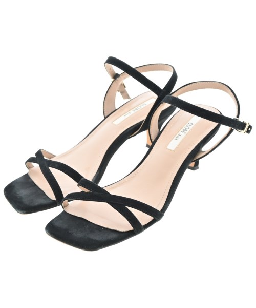 SLOBE IENA(スローブイエナ)サンダル 黒 サイズ:24cm/2200649098101