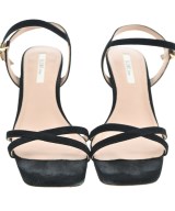 SLOBE IENA（スローブイエナ）サンダル 黒 サイズ:24cm レディース/2200649098101