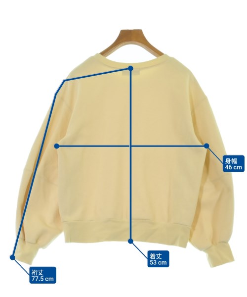 SLOBE IENA（スローブイエナ）スウェット 黄 サイズ:F レディース/2200643323025