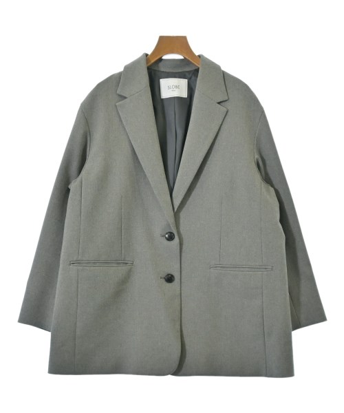 SLOBE IENA(スローブイエナ)テーラードジャケット グレー サイズ:F/2200646451053