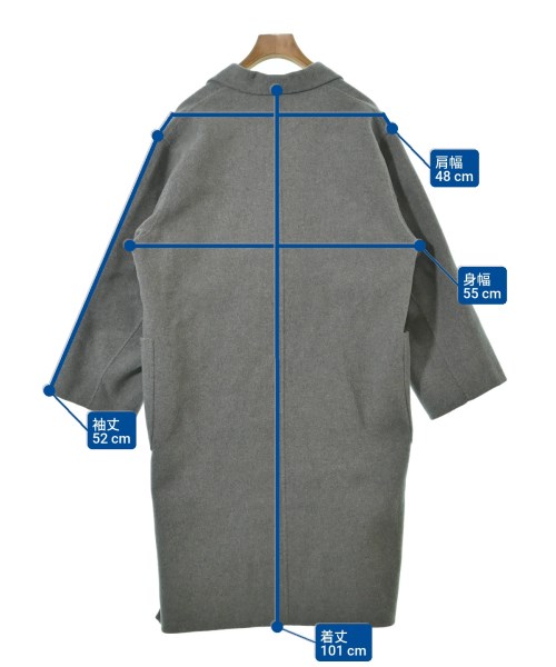 SLOBE IENA（スローブイエナ）チェスターコート グレー サイズ:36(S位) レディース/2200643405011