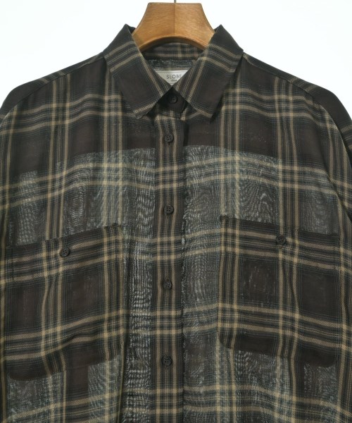 SLOBE IENA（スローブイエナ）カジュアルシャツ 茶 サイズ:F レディース/2200643405028