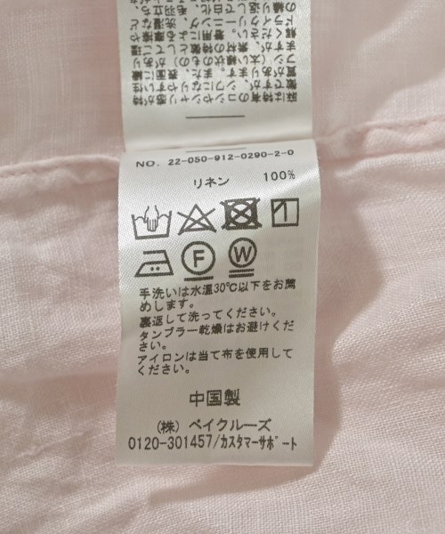 SLOBE IENA（スローブイエナ）カジュアルシャツ ピンク サイズ:F レディース/2200646469041