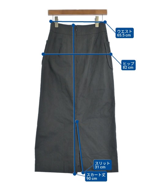 SLOBE IENA（スローブイエナ）ロング・マキシ丈スカート 黒 サイズ:38(M位) レディース/2200647750018