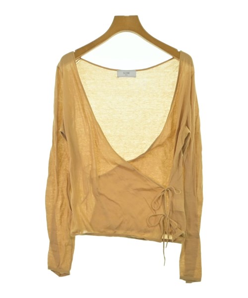 SLOBE IENA(スローブイエナ)カーディガン 茶 サイズ:F/2200643101159