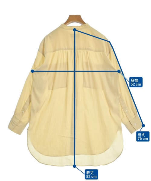 SLOBE IENA（スローブイエナ）カジュアルシャツ 黄 サイズ:F レディース/2200643101197