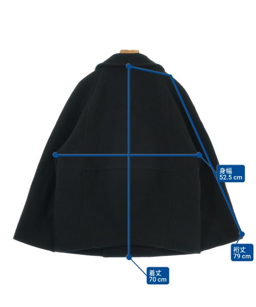 SLOBE IENA（スローブイエナ）ピーコート 黒 サイズ:36(S位) レディース/2200648197010