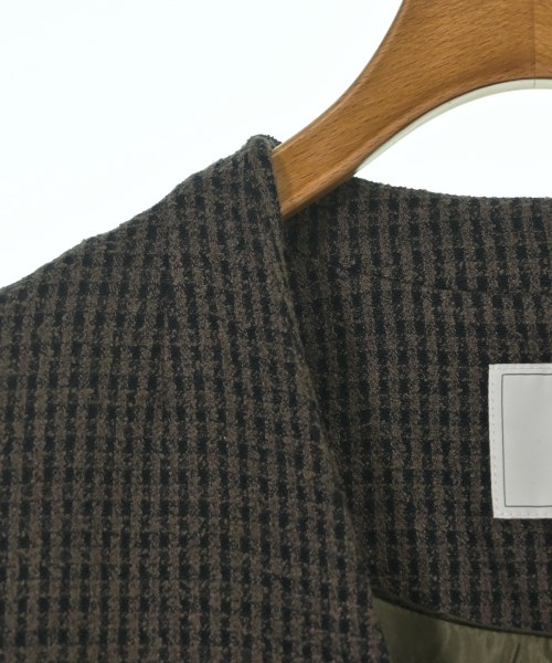 SLOBE IENA（スローブイエナ）ノーカラージャケット 茶 サイズ:38(M位) レディース/2200648155027