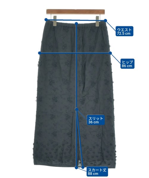 SLOBE IENA（スローブイエナ）ロング・マキシ丈スカート グレー サイズ:-(M位) レディース/2200643076112