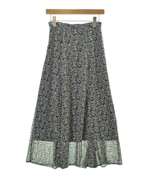 SLOBE IENA（スローブイエナ）ロング・マキシ丈スカート 紺 サイズ:36(S位) レディース/2200650285064