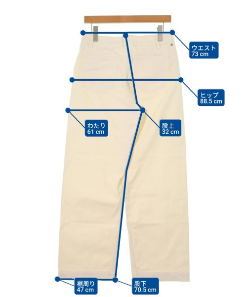 SLOBE IENA（スローブイエナ）デニムパンツ 白 サイズ:40(M位) レディース/2200648434016