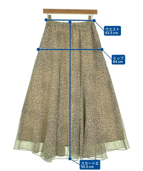 SLOBE IENA（スローブイエナ）ロング・マキシ丈スカート ベージュ サイズ:F レディース/2200652907032