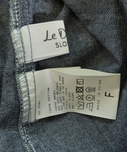 SLOBE IENA（スローブイエナ）シャツワンピース 紺 サイズ:F レディース/2200646275079