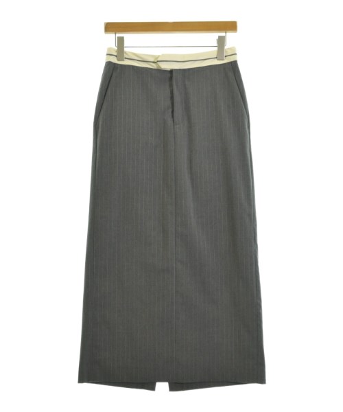 SLOBE IENA(スローブイエナ)ロング・マキシ丈スカート グレー サイズ:38(M位)/2200653133034